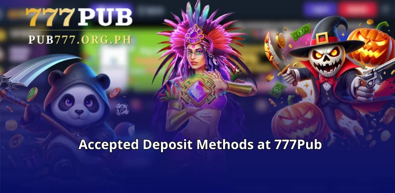 Accepted Deposit Methods at 777Pub