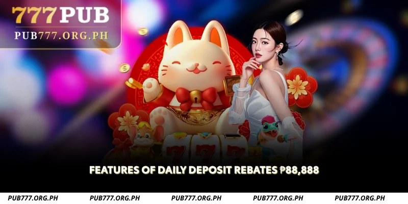 features of daily deposit rebates