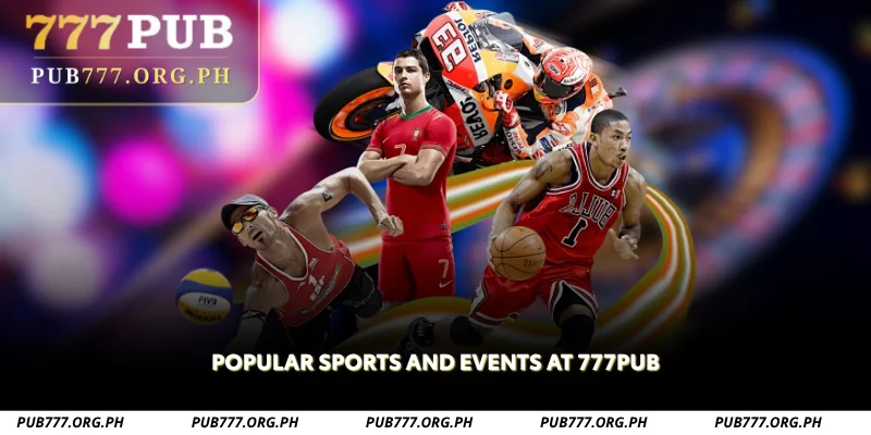 popular sports and events at 777pub