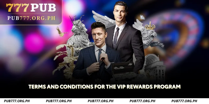 terms and conditions for the vip rewards program